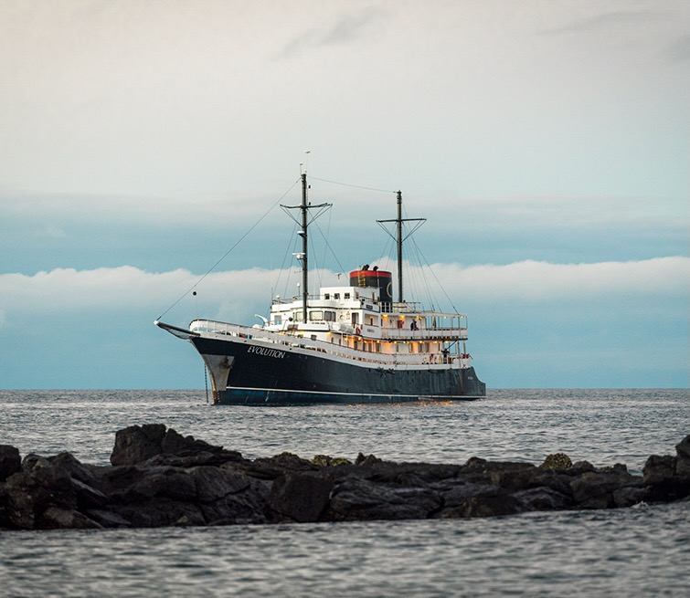 Can you scuba dive from the Galapagos Evolution?